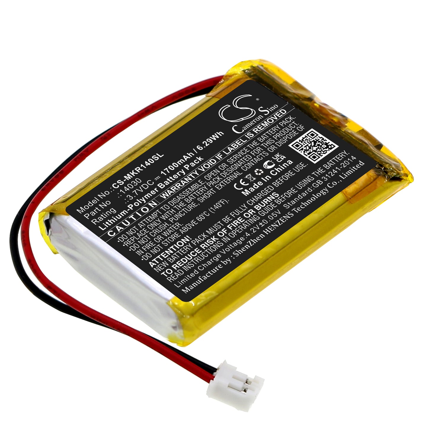 CS-MKR140SL Replacement Battery – Compatible with mBot, mBot Ranger