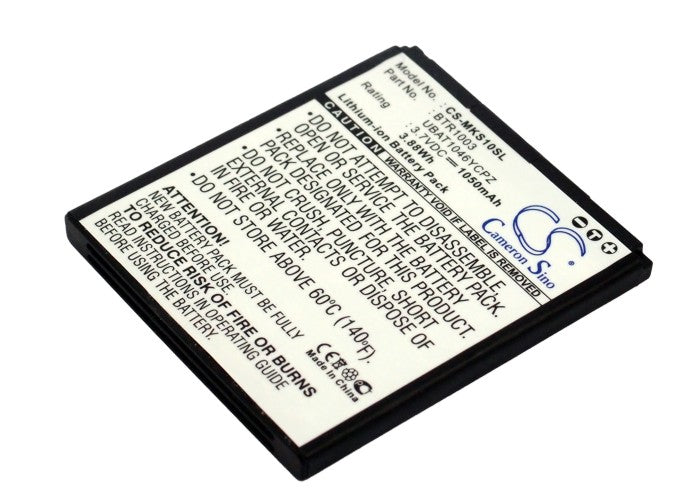 3.7V 1050mAh/3.89Wh Li-ion Mobile/SmartPhone Battery for Sharp