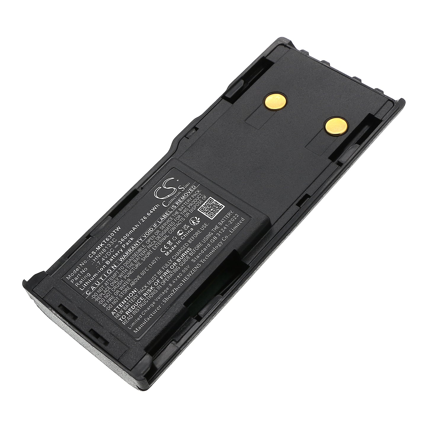 CS-MKT630TW Replacement Battery – Compatible with CP250, CP450, CP450LS, GP300, GP308, GP600, GP88, GP88S, GT-2050, GTX LTR Portable, GTX Privacy Plus Portable, GTX800, GTX900, LCS2000, LTS2000, MTX638, P040, P080, PRO3150, PTX600