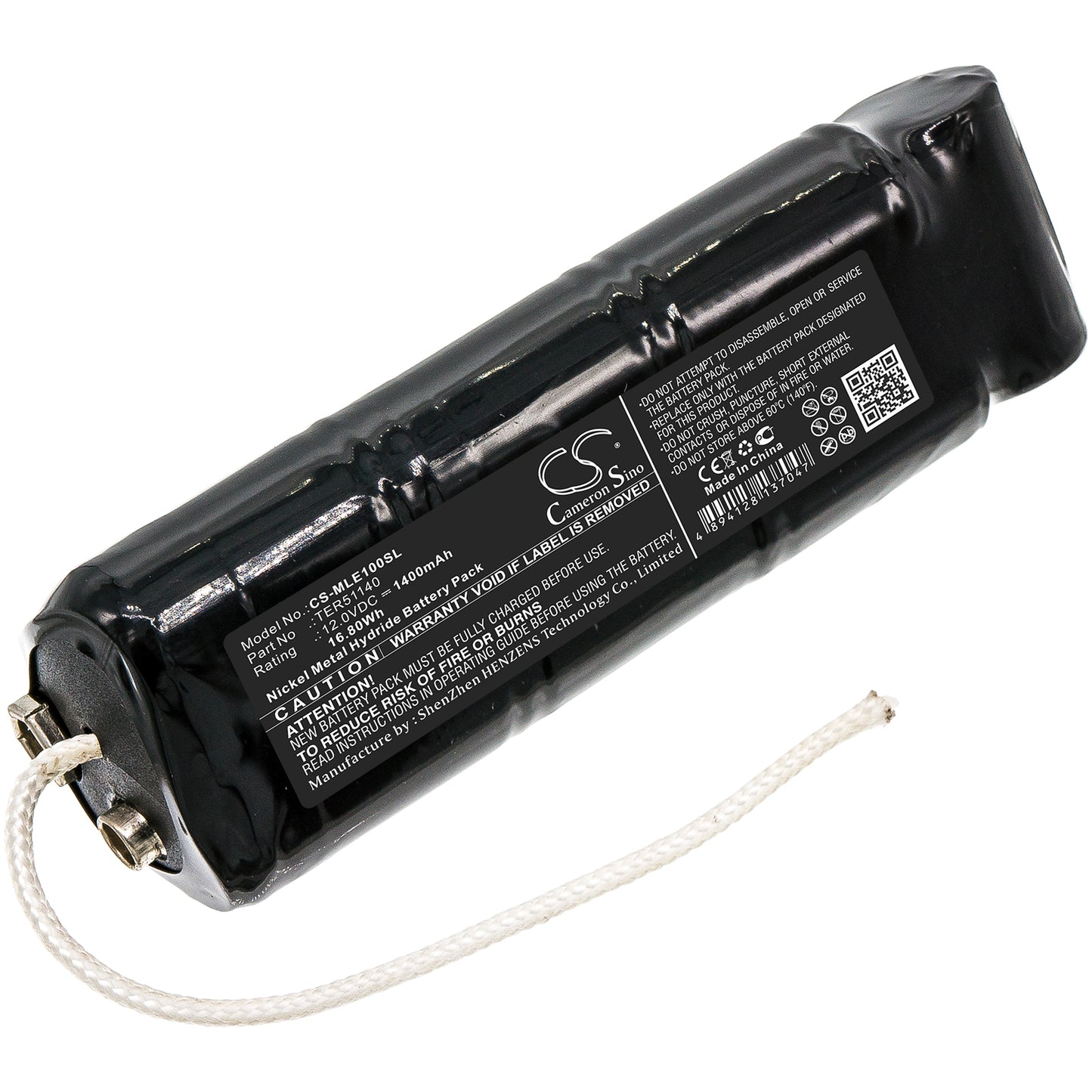 12V 1400mAh/16.80Wh Ni-MH Equipment/Survey Battery for Minelab