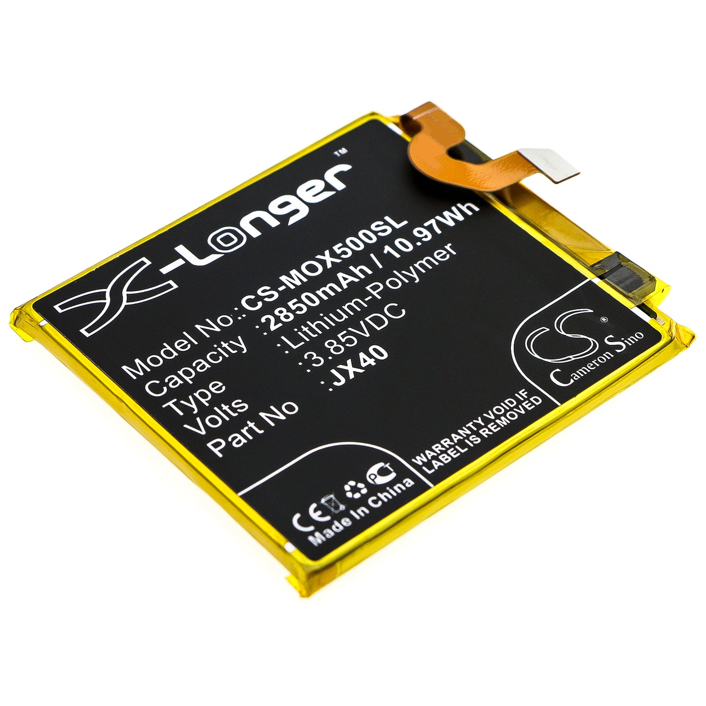 CS-MOX500SL Replacement Battery – Compatible with Moto X5