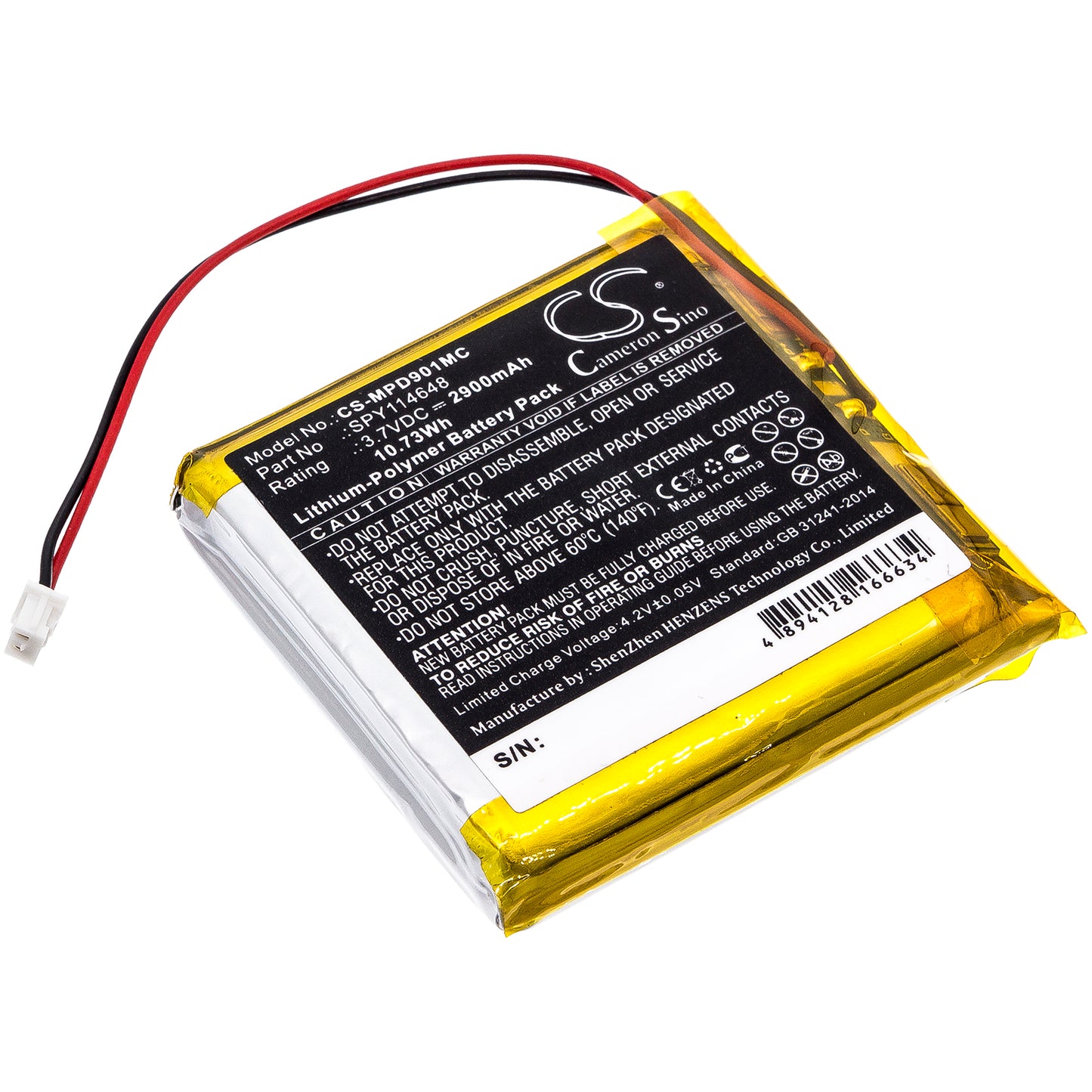 CS-MPD901MC Replacement Battery – Compatible with PMD-901V