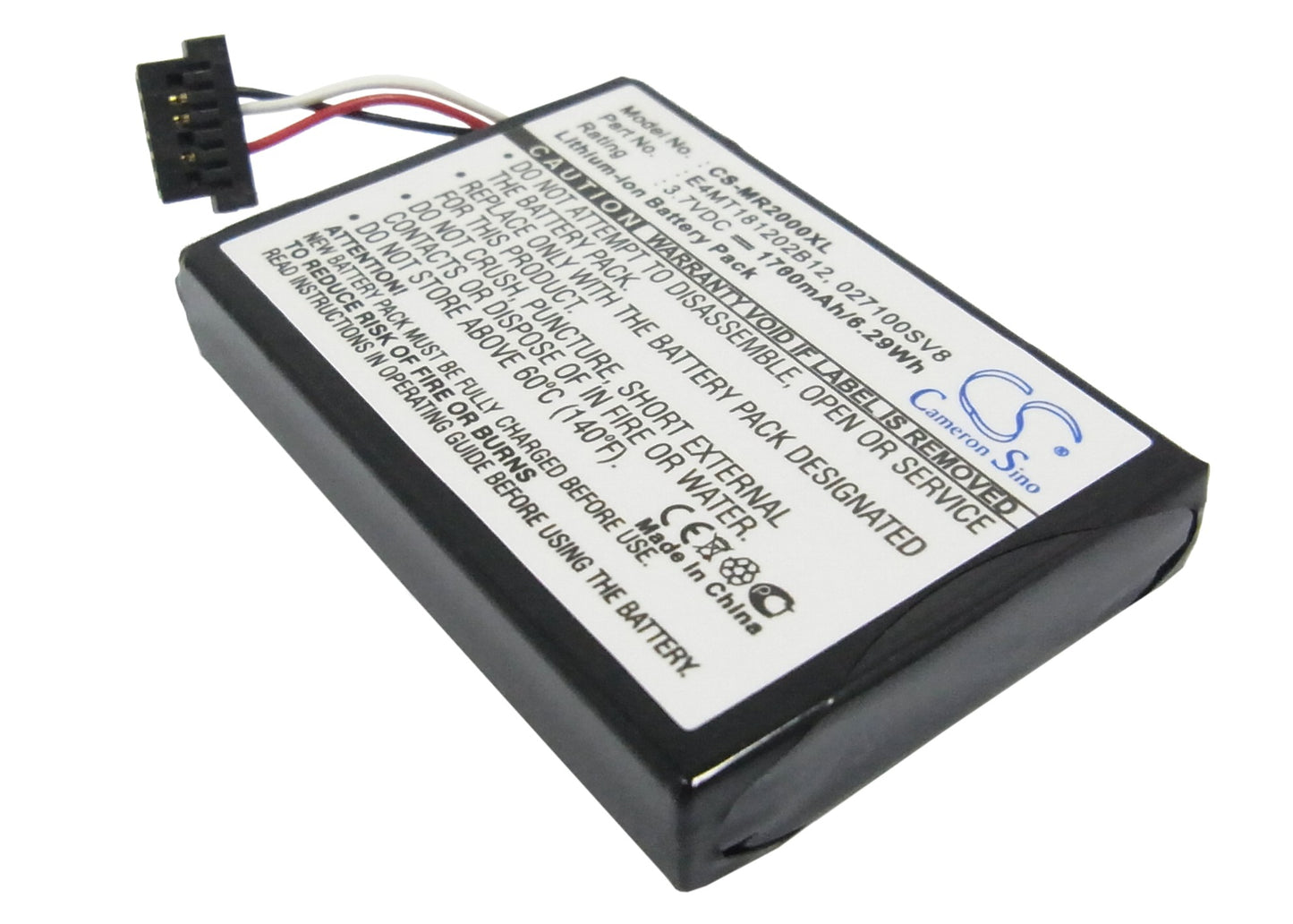 3.7V 1700mAh Li-ion GPS/Navigator Battery for Magellan