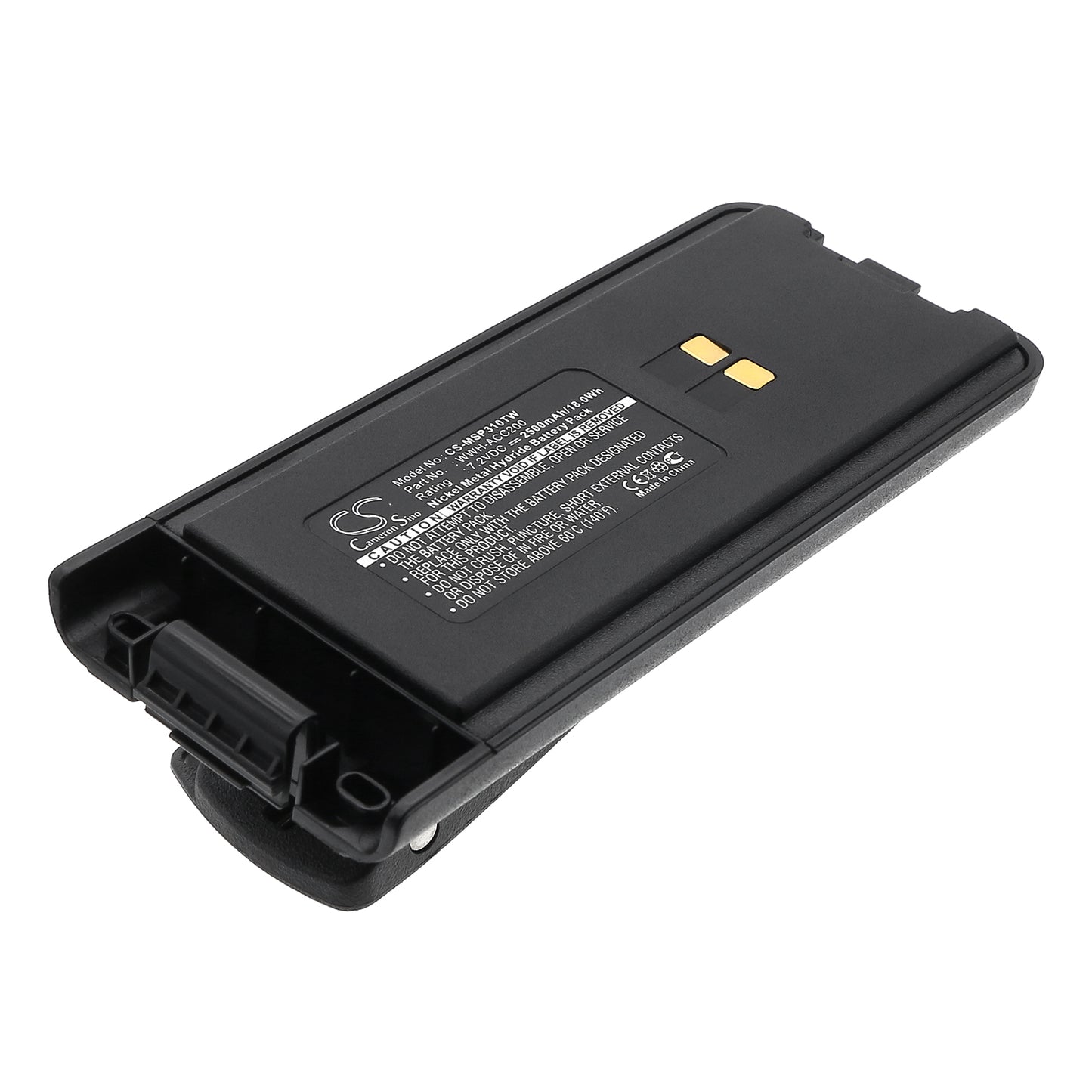 7.2V 2500mAh/18.0Wh Ni-MH Two-Way Radio Battery for Maxon