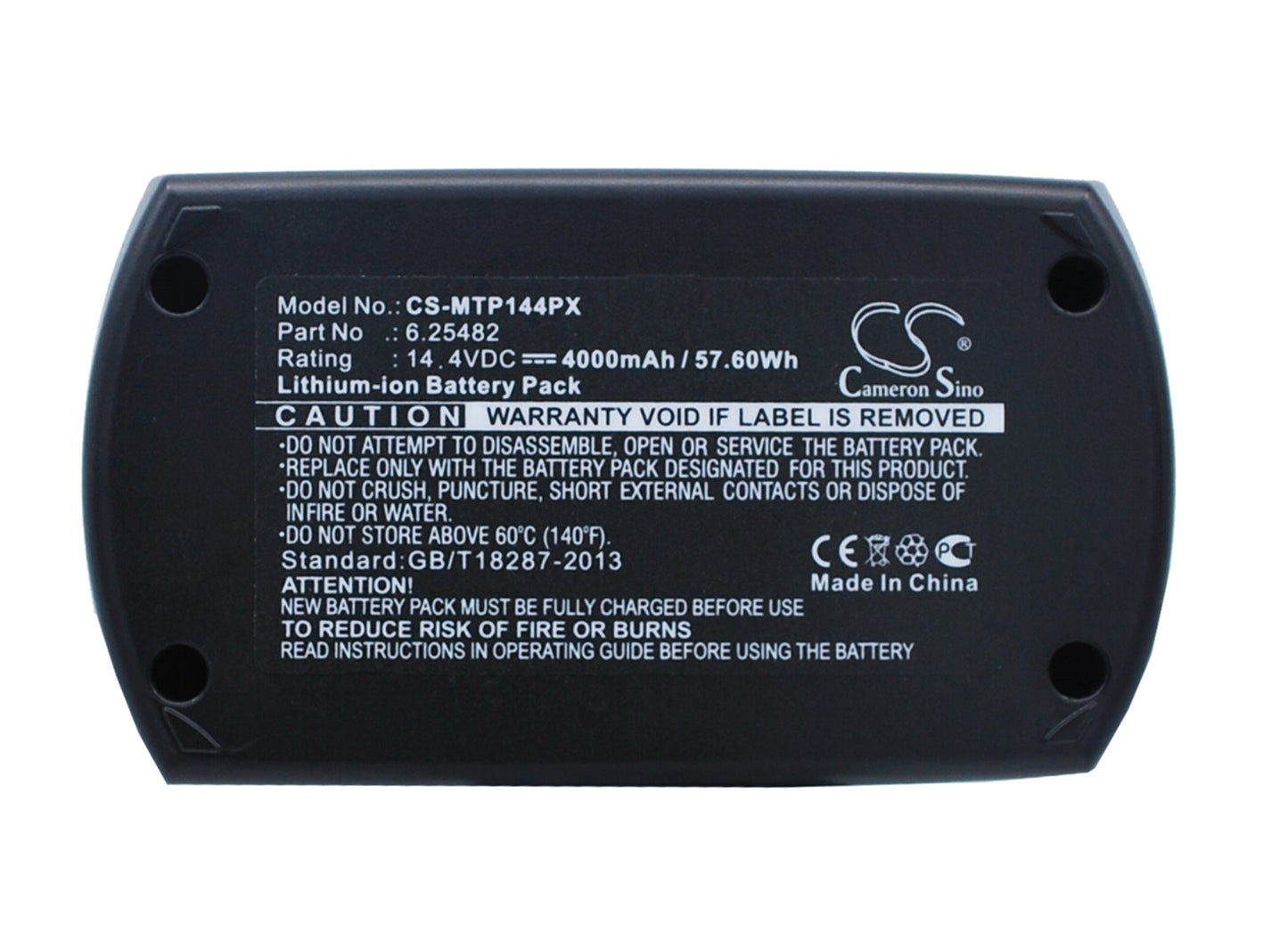 14.4V 4000mAh/57.60Wh Li-ion Power Tools Battery for Metabo