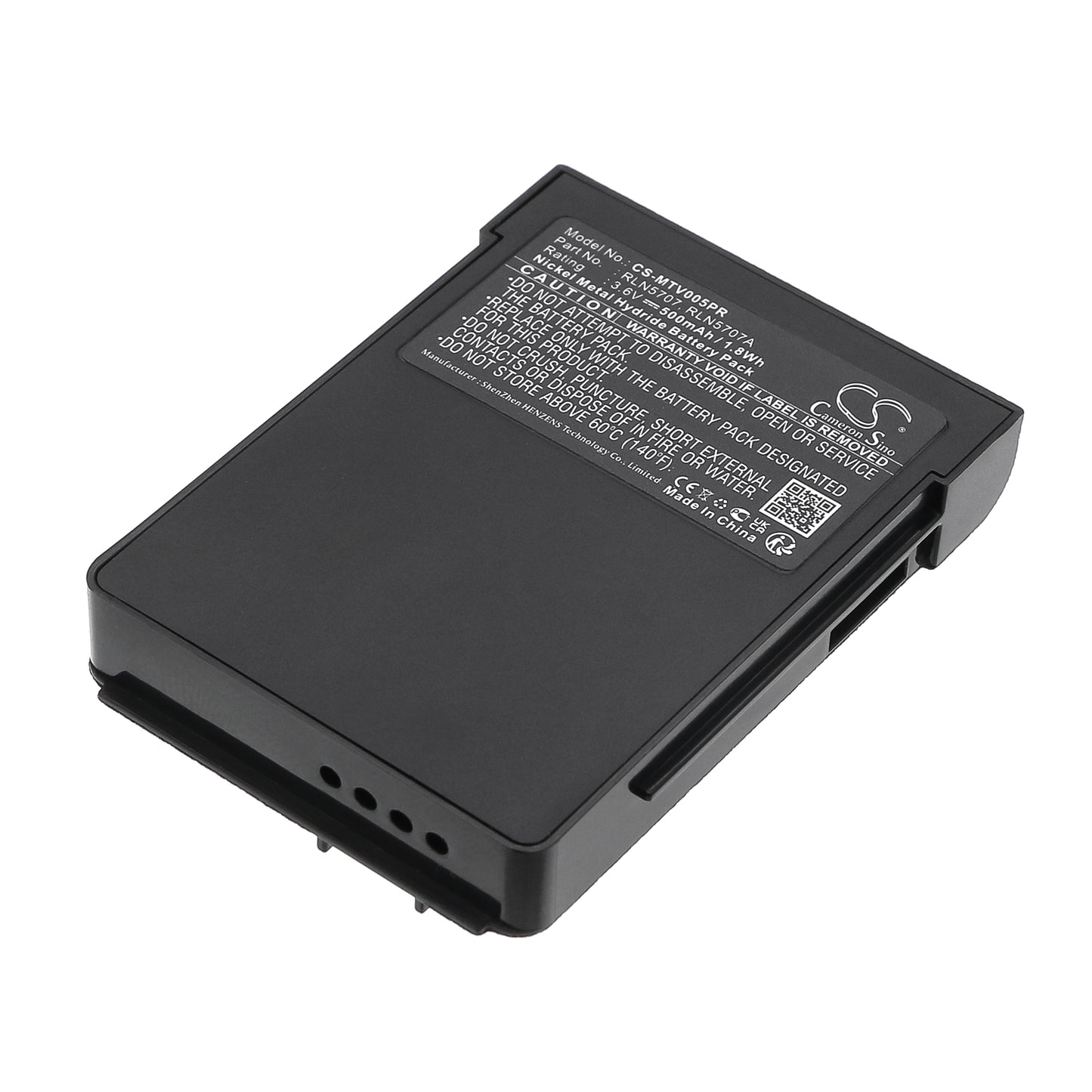 3.6V 500mAh Ni-MH Pager Battery for Motorola