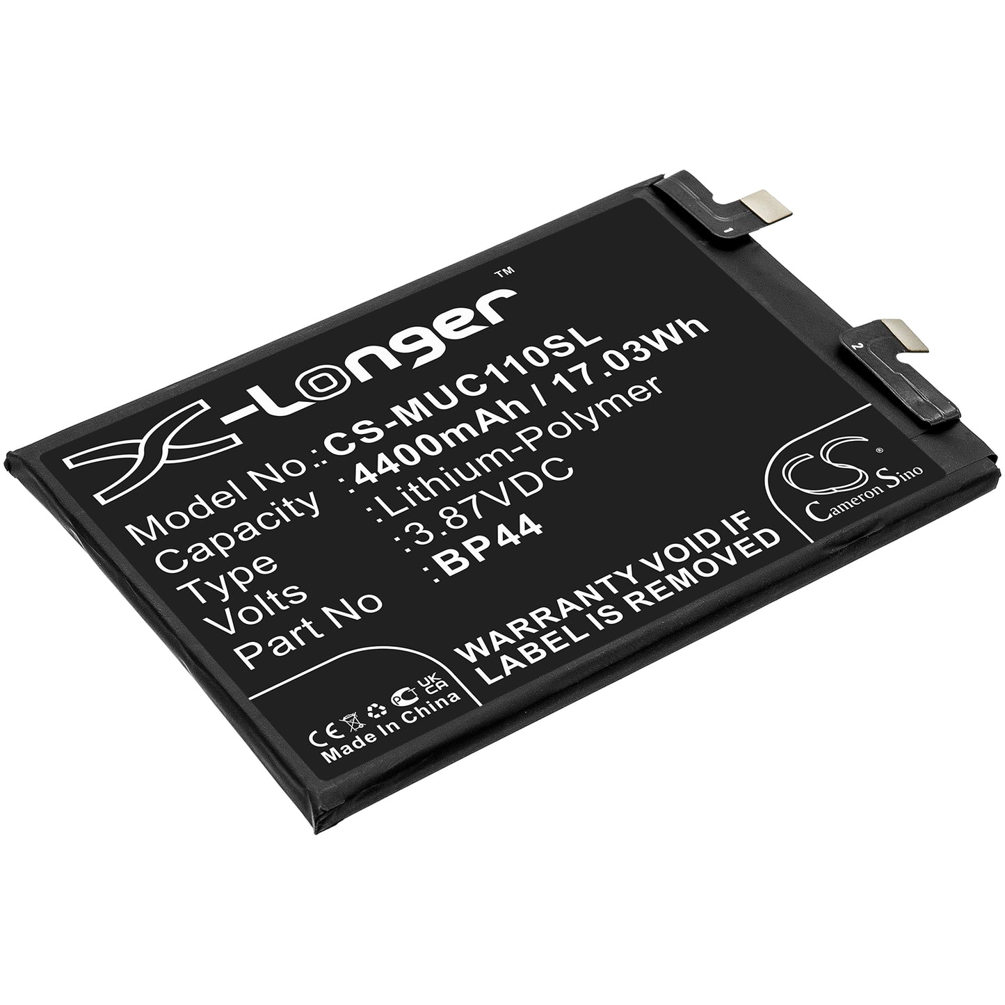 CS-MUC110SL Replacement Battery – Compatible with CC11, Civi 5G