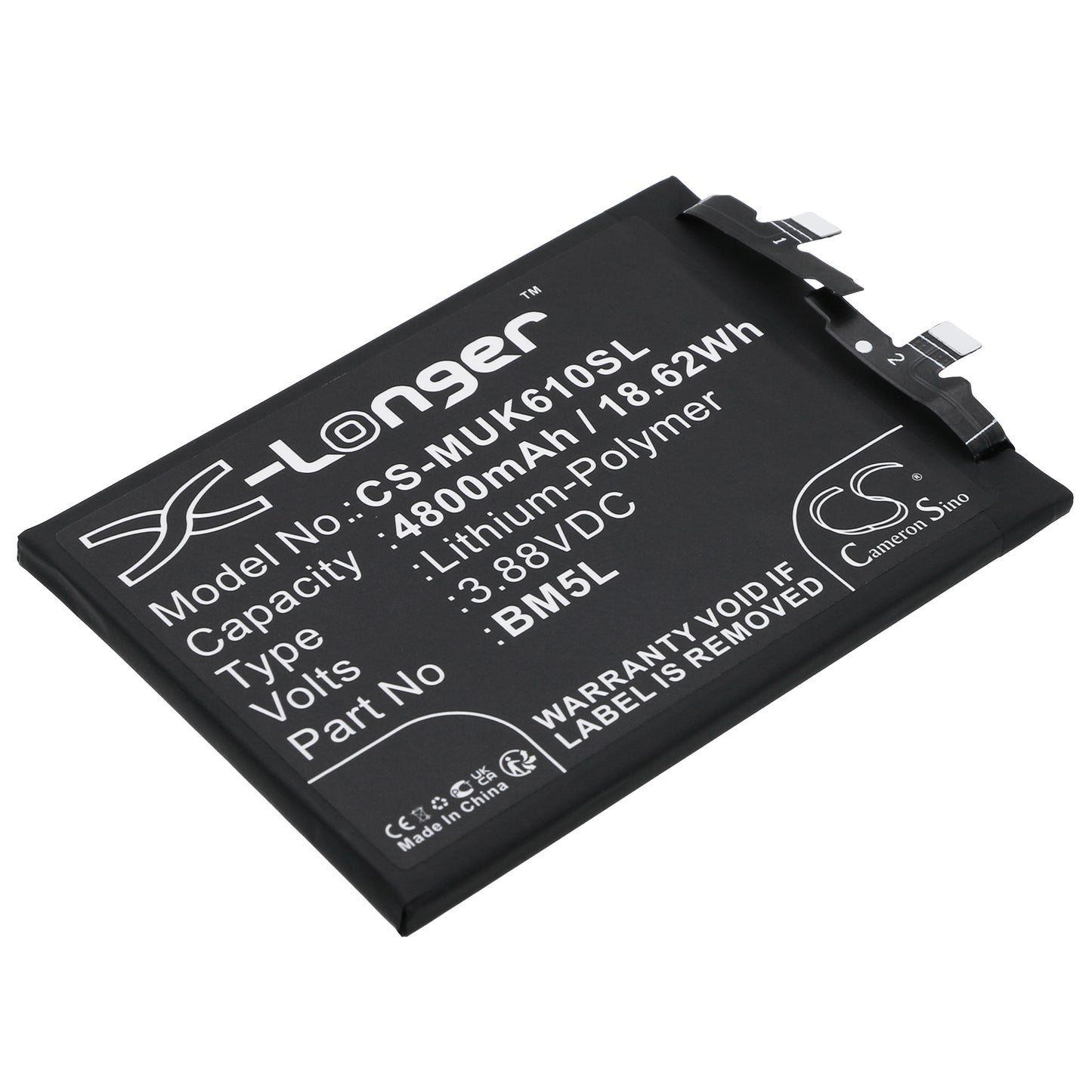 CS-MUK610SL Replacement Battery – Compatible with 22127RK46C, K60 Pro