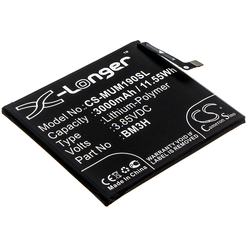 CS-MUM190SL Replacement Battery – Compatible with M1901F9E, M1901F9T, Mi Play