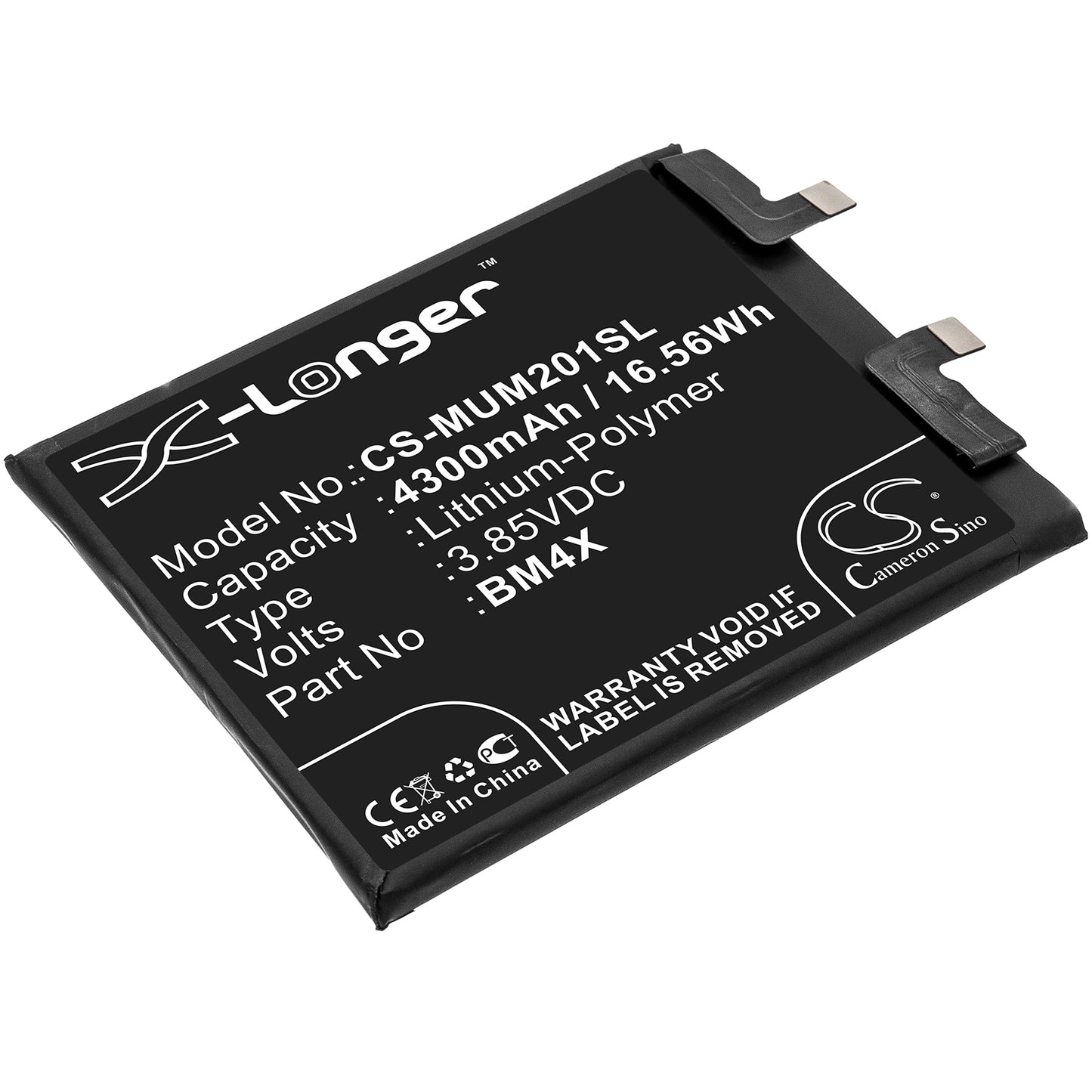 CS-MUM201SL Replacement Battery – Compatible with M2011K2C, M2011K2G, Mi 11 5G, Mi 11T