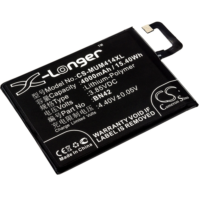 3.85V 4000mAh/15.40Wh Li-Polymer Mobile/SmartPhone Battery for Redmi