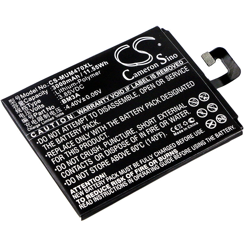 3.85V 3000mAh/11.55Wh Li-Polymer Mobile/SmartPhone Battery for Xiaomi