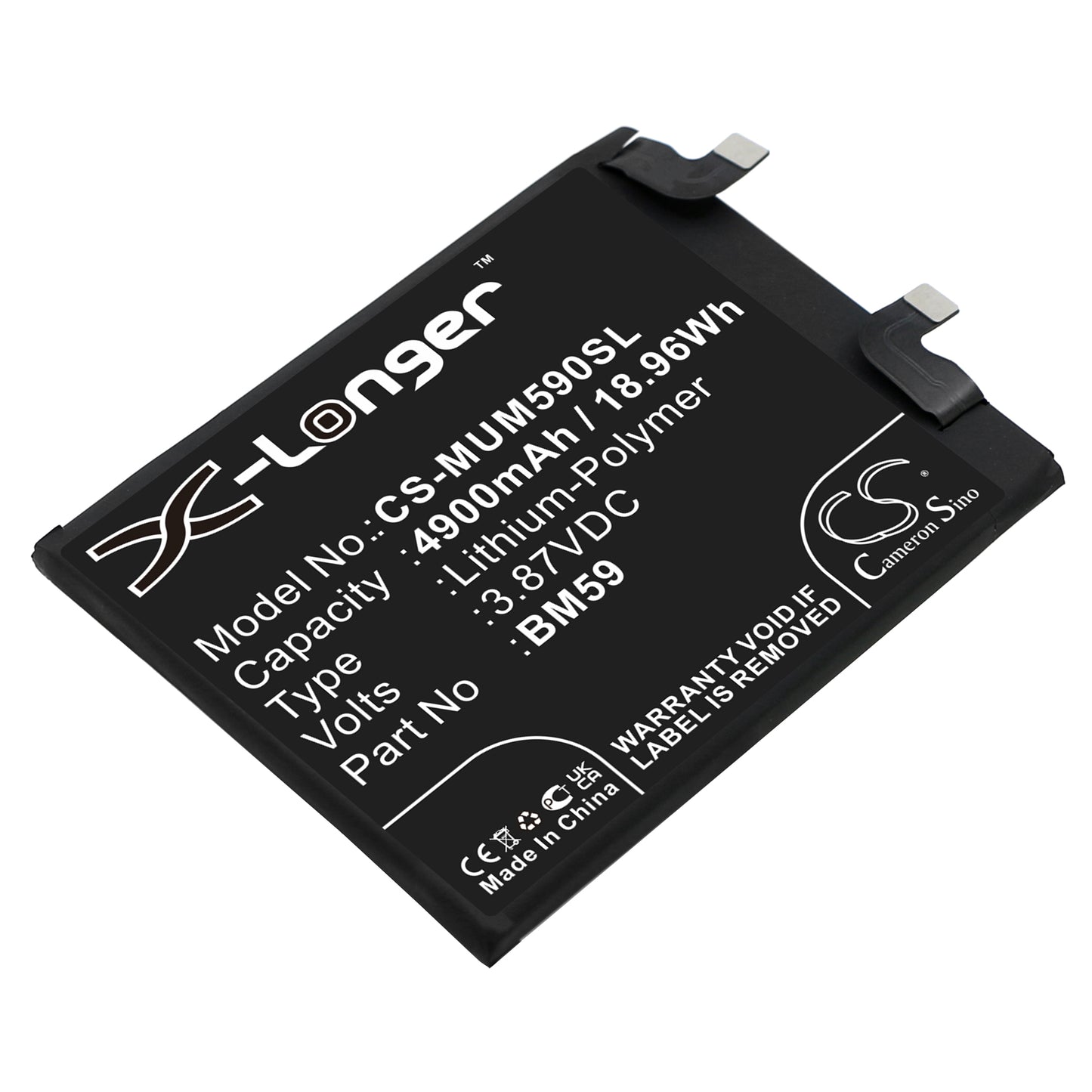 CS-MUM590SL Replacement Battery – Compatible with 11T, 21081111RG, Mi 11T 5G, Mi 11T 5G Global Dual SIM