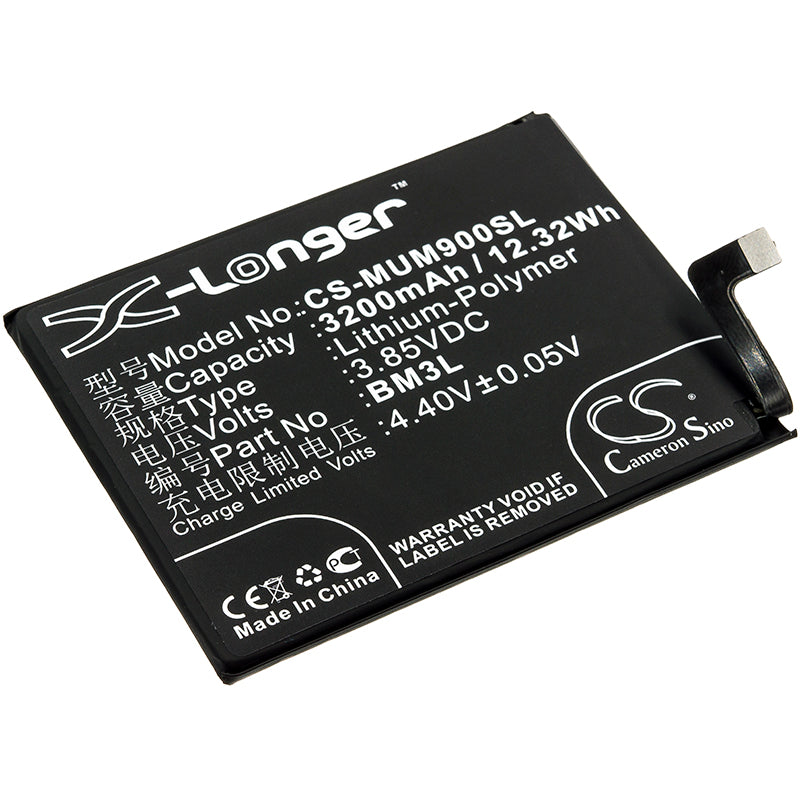 3.85V 3200mAh/12.32Wh Li-Polymer Mobile/SmartPhone Battery for Xiaomi