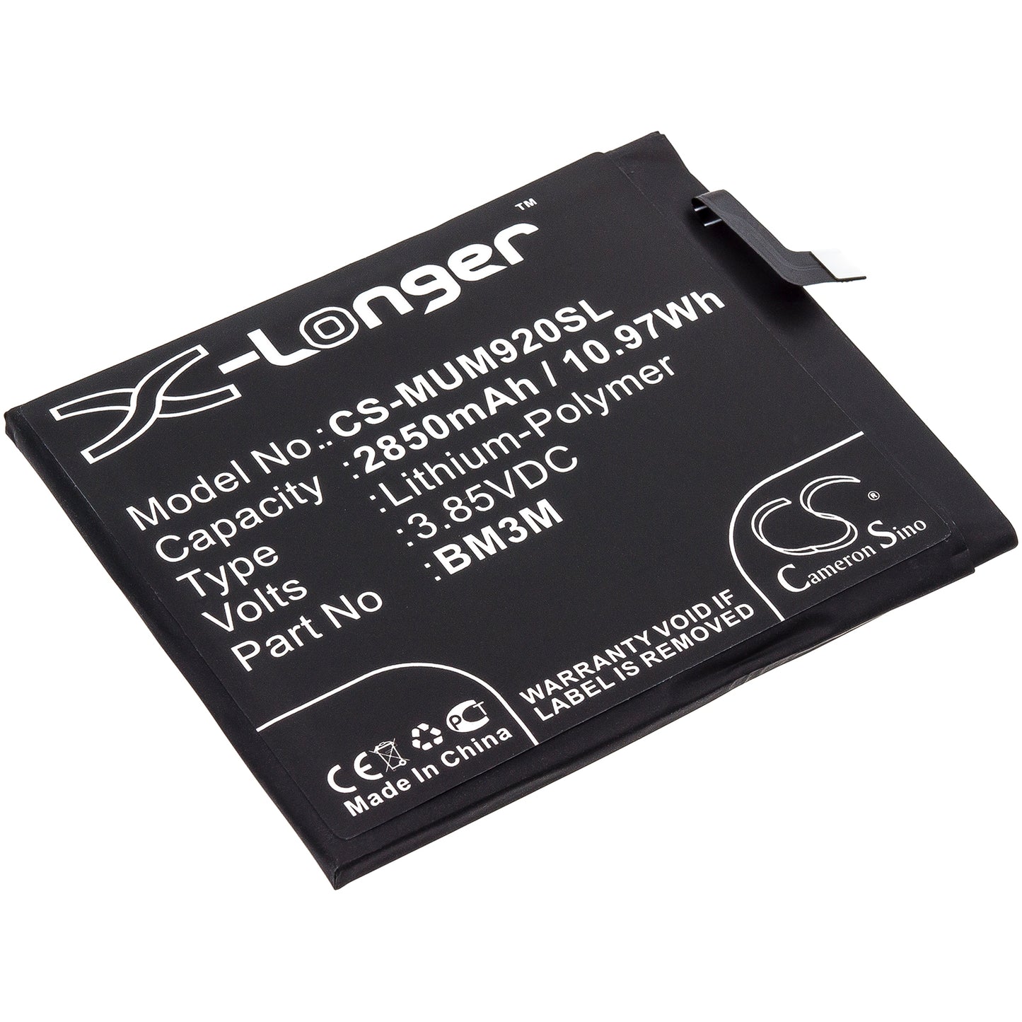 CS-MUM920SL Replacement Battery – Compatible with Mi 9SE