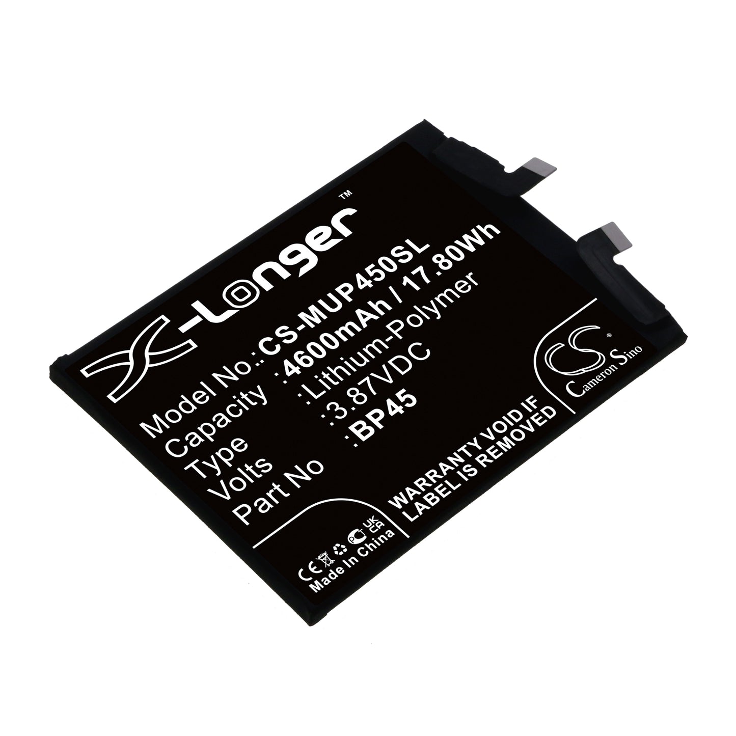 CS-MUP450SL Replacement Battery – Compatible with 12 Pro, 12s Pro, 2201122C, 2201122G, 2206122SC, Mi 12S Pro 5G