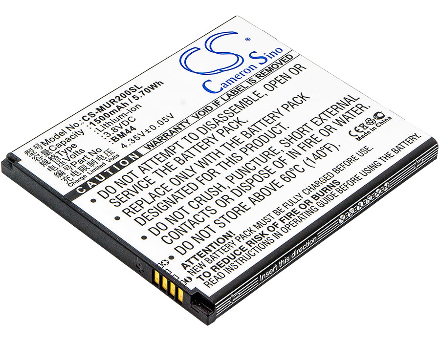 3.8V 1500mAh/5.70Wh Li-ion Mobile/SmartPhone Battery for Xiaomi