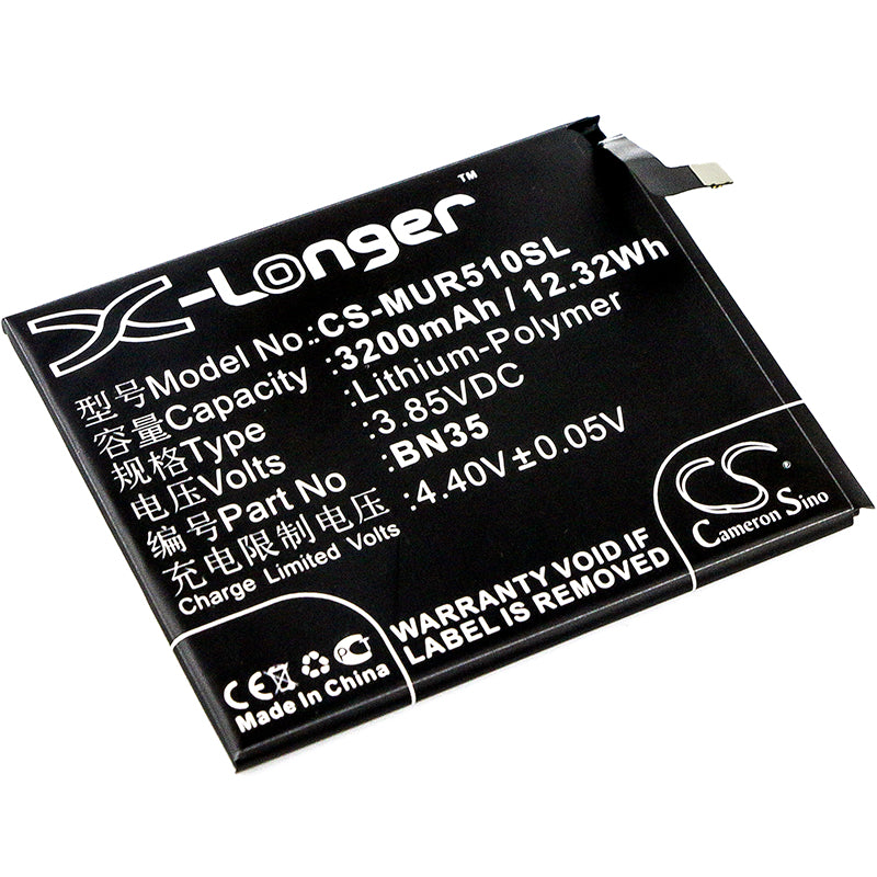 3.85V 3200mAh/12.32Wh Li-Polymer Mobile/SmartPhone Battery for Redmi