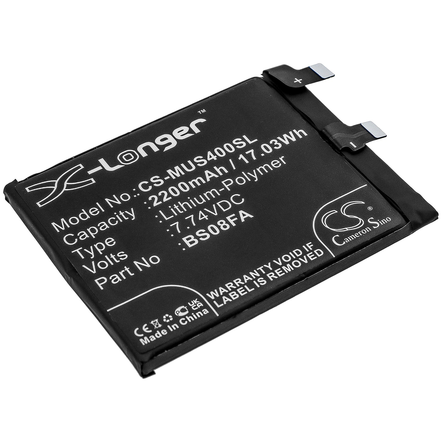 CS-MUS400SL Replacement Battery – Compatible with Black Shark 4, Black Shark 4 Pro, PRS-H0