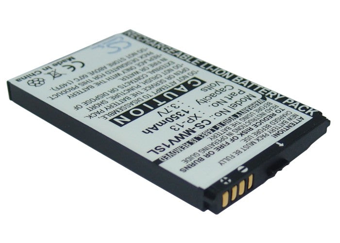 3.7V 1350mAh/4.99Wh Li-ion Mobile/SmartPhone Battery for MWG