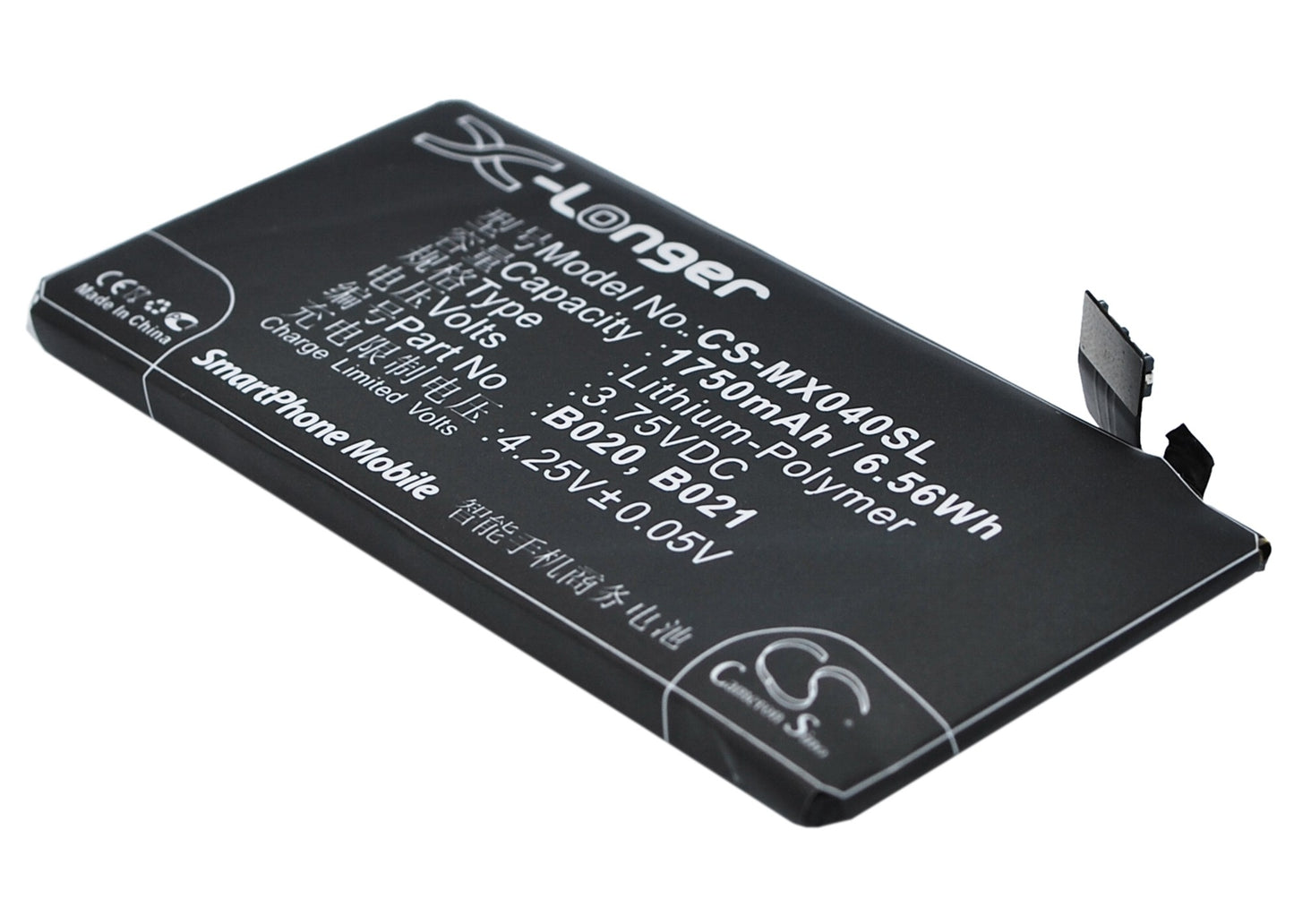 3.75V 1750mAh/6.56Wh Li-Polymer Mobile/SmartPhone Battery for Meizu