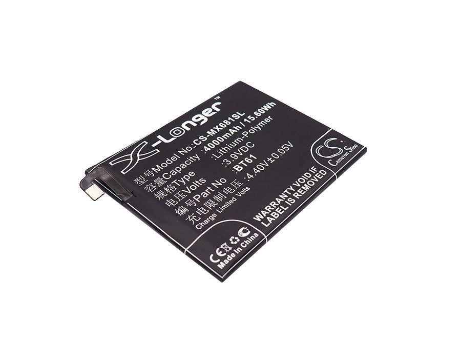 3.9V 4000mAh/15.60Wh Li-Polymer Mobile/SmartPhone Battery for Meizu