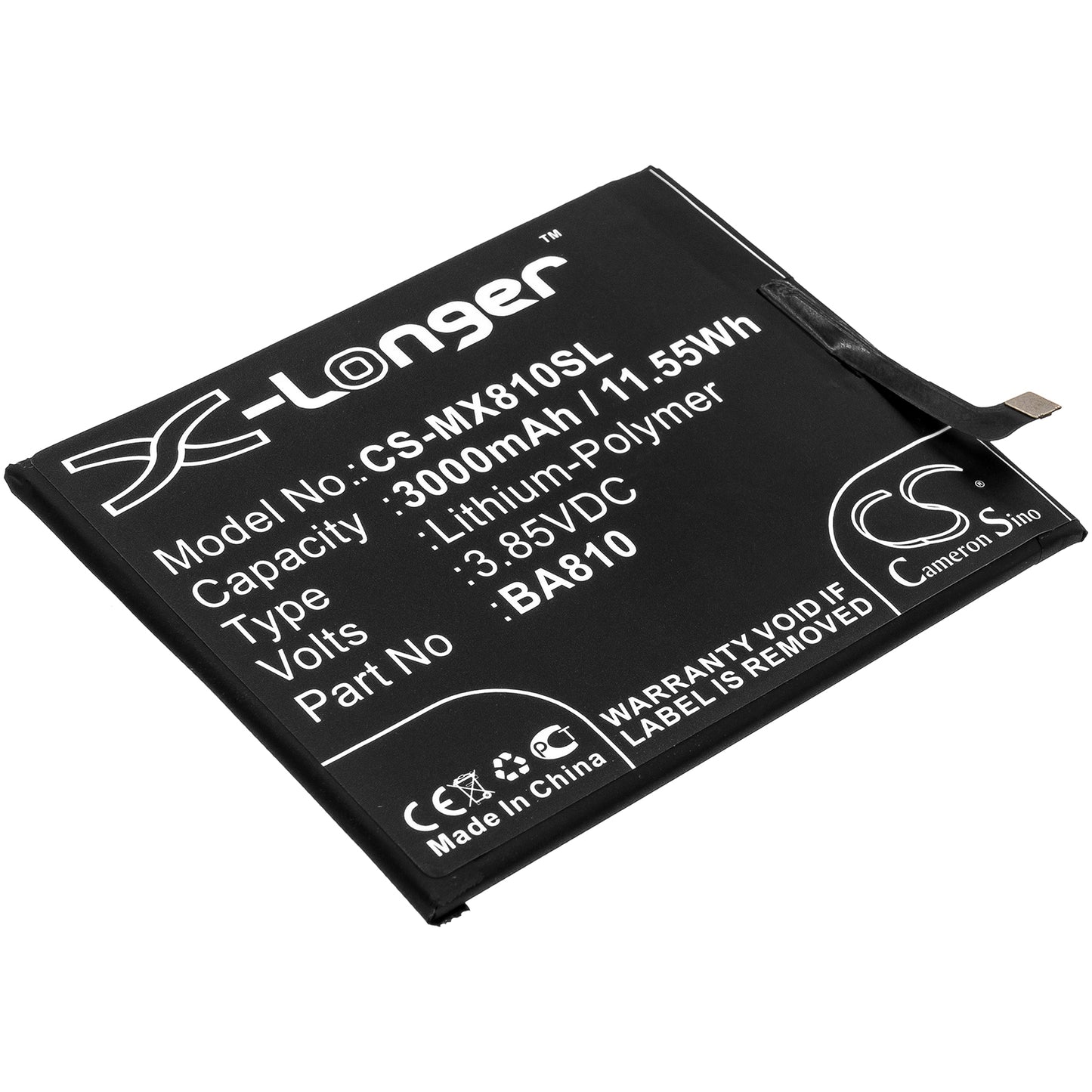 CS-MX810SL Replacement Battery – Compatible with M810H, M8C