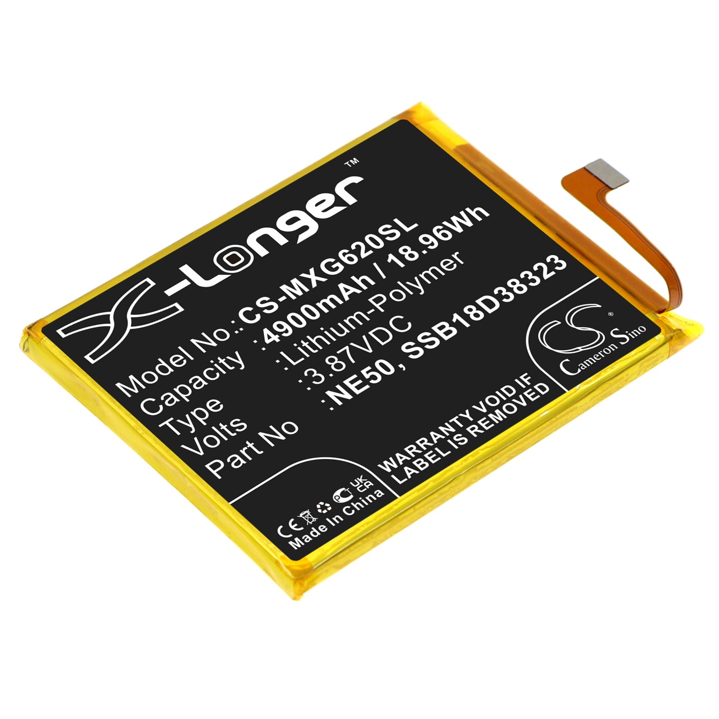 CS-MXG620SL Replacement Battery – Compatible with Moto G52, Moto G82, Moto G82 5G, PAU70011IN, PAU70015IN