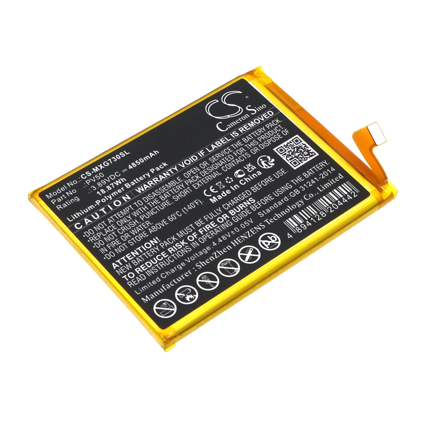 CS-MXG730SL Replacement Battery – Compatible with Moto G73 5G, XT2237