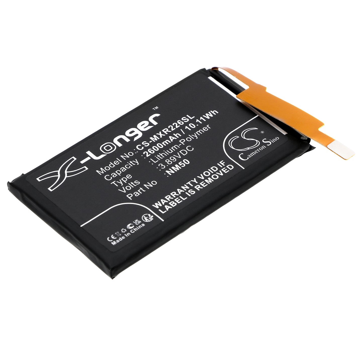 CS-MXR226SL Replacement Battery – Compatible with Razr 2022, Razr 5G 3nd gen 2022, XT2251, XT2251-1