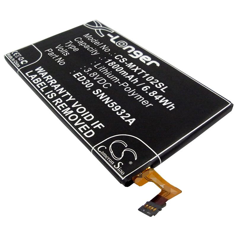 3.8V 2100mAh/7.98Wh Li-Polymer Mobile/SmartPhone Battery for Motorola