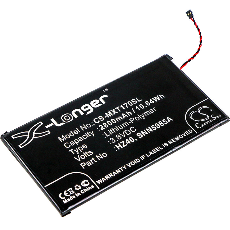 3.8V 2800mAh/10.64Wh Li-Polymer Mobile/SmartPhone Battery for Motorola