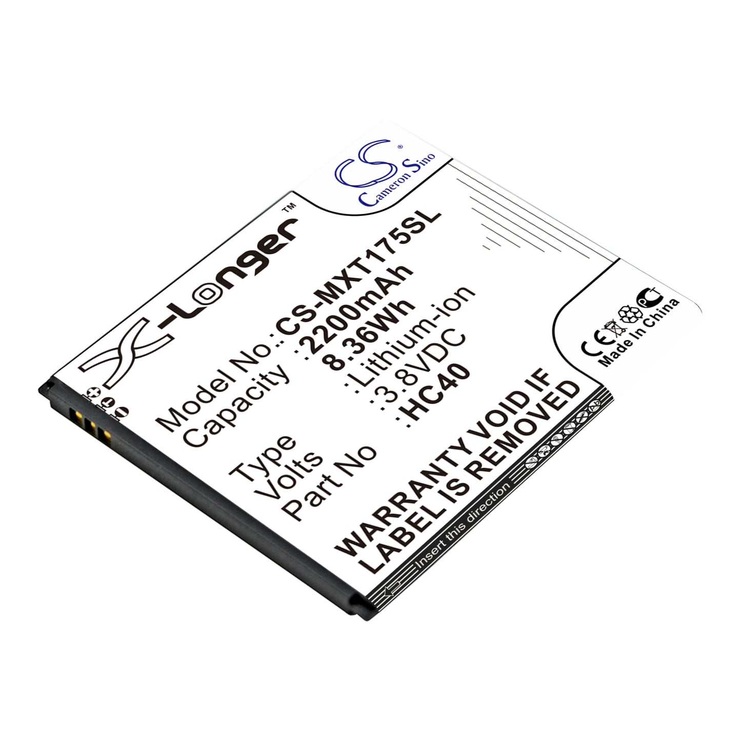 3.8V 2200mAh/8.36Wh Li-ion Mobile/SmartPhone Battery for Motorola