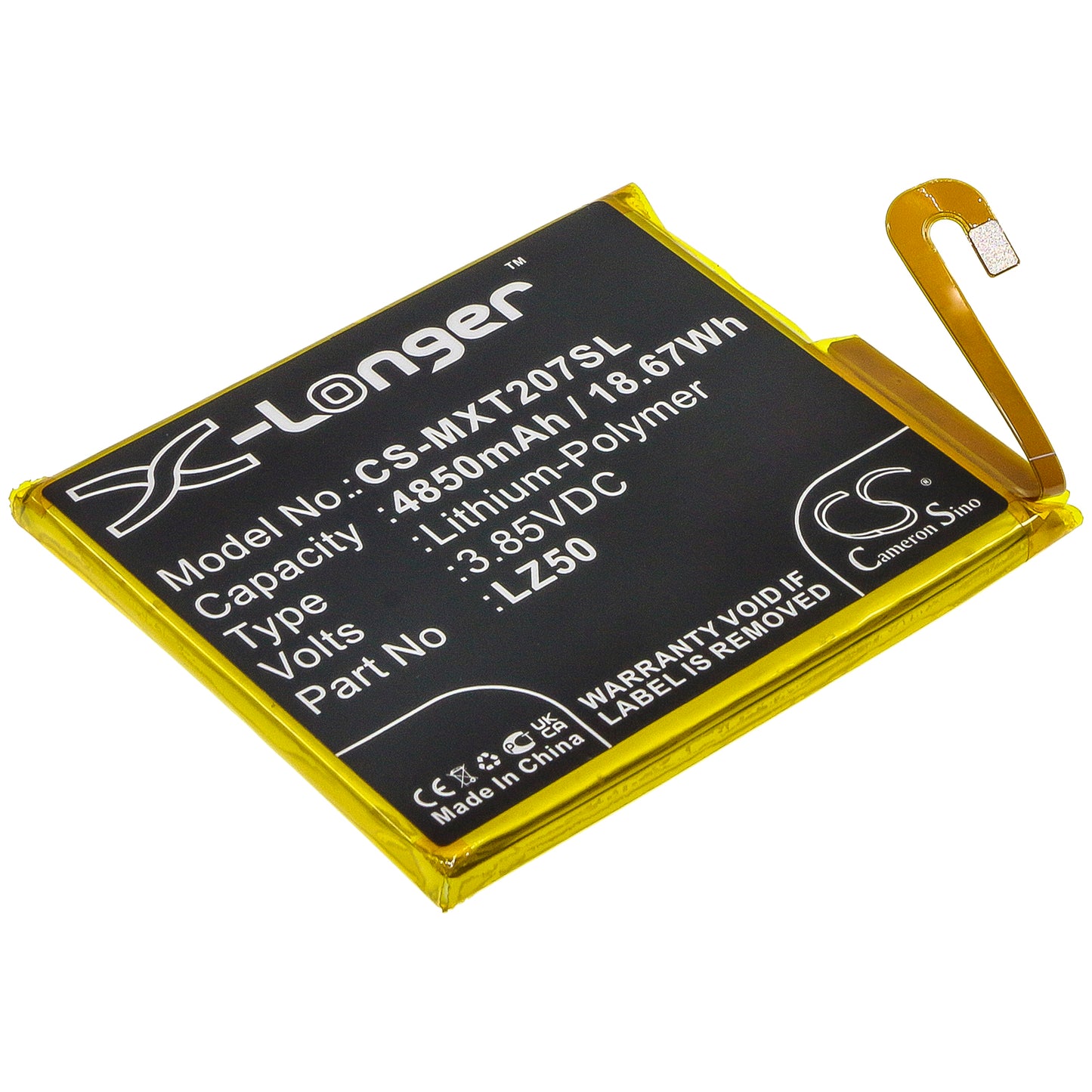 CS-MXT207SL Replacement Battery – Compatible with Moto G 5G Plus, moto G100, XT2075, XT2075-1, XT2075-2, XT2075-3