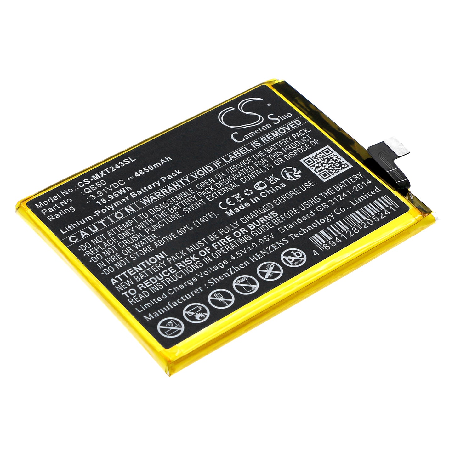 CS-MXT243SL Replacement Battery – Compatible with Moto G84 5G, XT2347