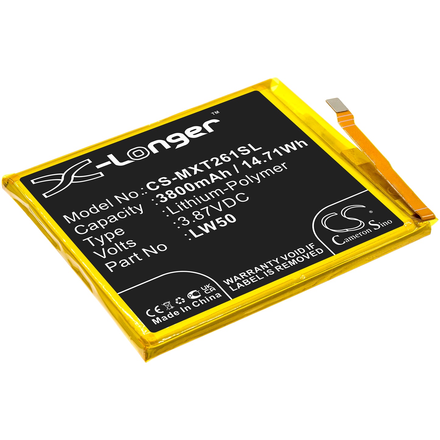 CS-MXT261SL Replacement Battery – Compatible with Moto Edge Plus, Moto Edge+, XT2061-1, XT2061-3