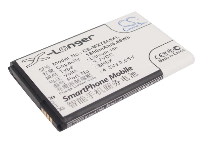 3.7V 1800mAh/6.66Wh Li-ion Mobile/SmartPhone Battery for Verizon