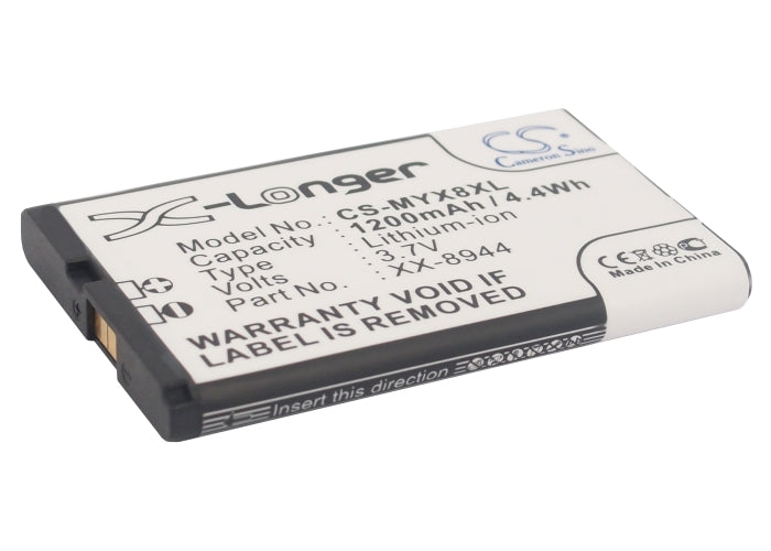 3.7V 1200mAh/4.44Wh Li-ion Mobile/SmartPhone Battery for Sagem