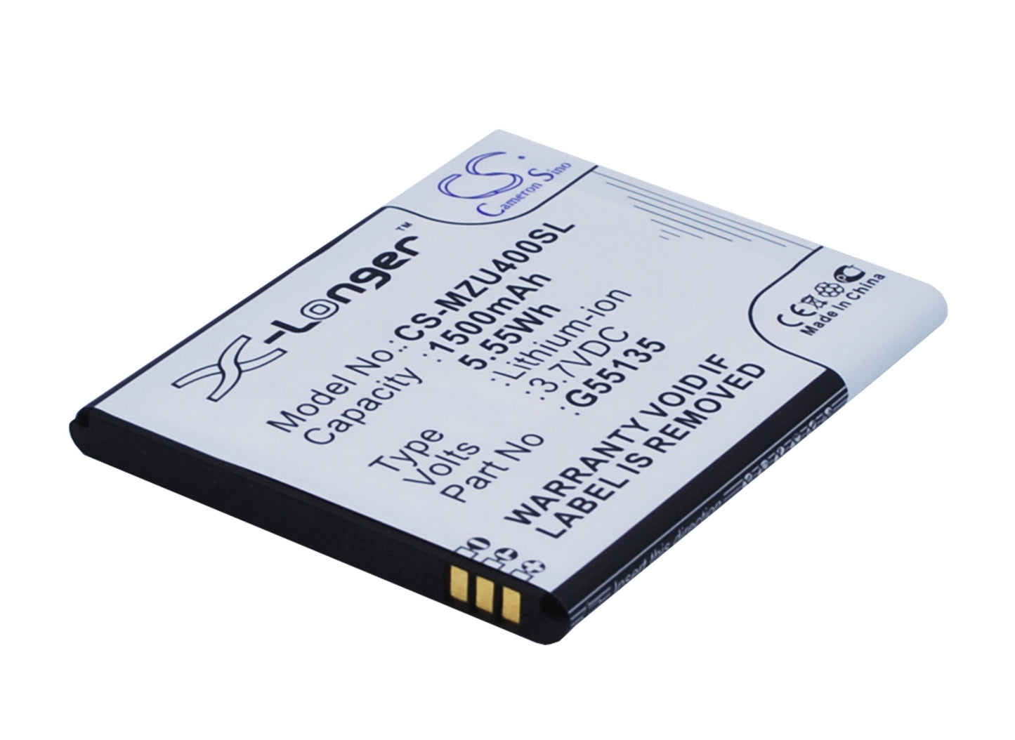 3.7V 1500mAh/5.55Wh Li-ion Mobile/SmartPhone Battery for NAVON