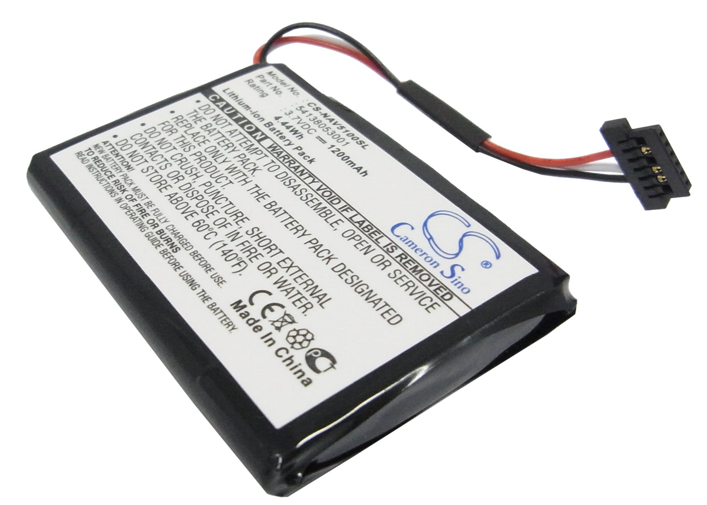 3.7V 1200mAh Li-ion GPS/Navigator Battery for Navigon