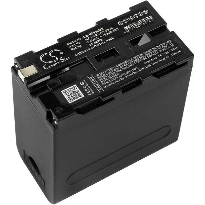 7.4V 10200mAh/75.48Wh Li-ion Camera Battery for Sony