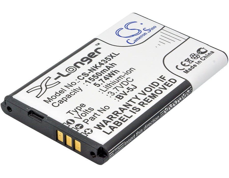 3.7V 1550mAh/5.74Wh Li-ion Mobile/SmartPhone Battery for Microsoft