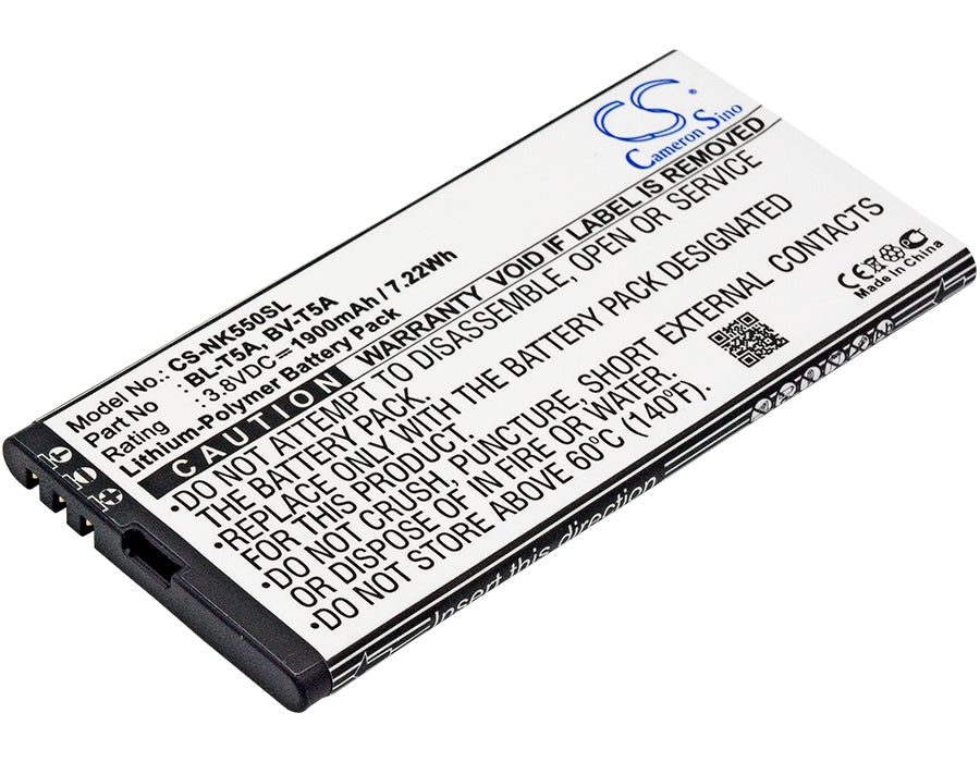 CS-NK550SL Replacement Battery – Compatible with Lumia 550, Lumia 730, Lumia 730 Dual SIM, Lumia 735, Lumia 735 Dual SIM, Lumia 738, RM-1038, RM-1040, RM-1127, Superman