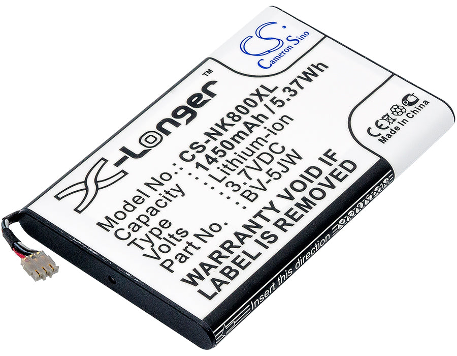 3.7V 1450mAh/5.37Wh Li-ion Mobile/SmartPhone Battery for Nokia