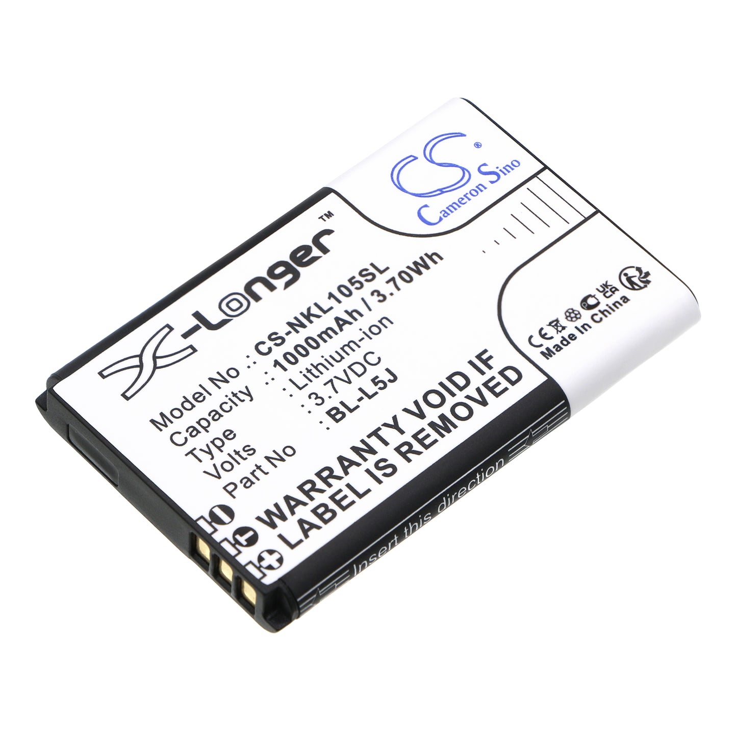 CS-NKL105SL Replacement Battery – Compatible with 105 2023