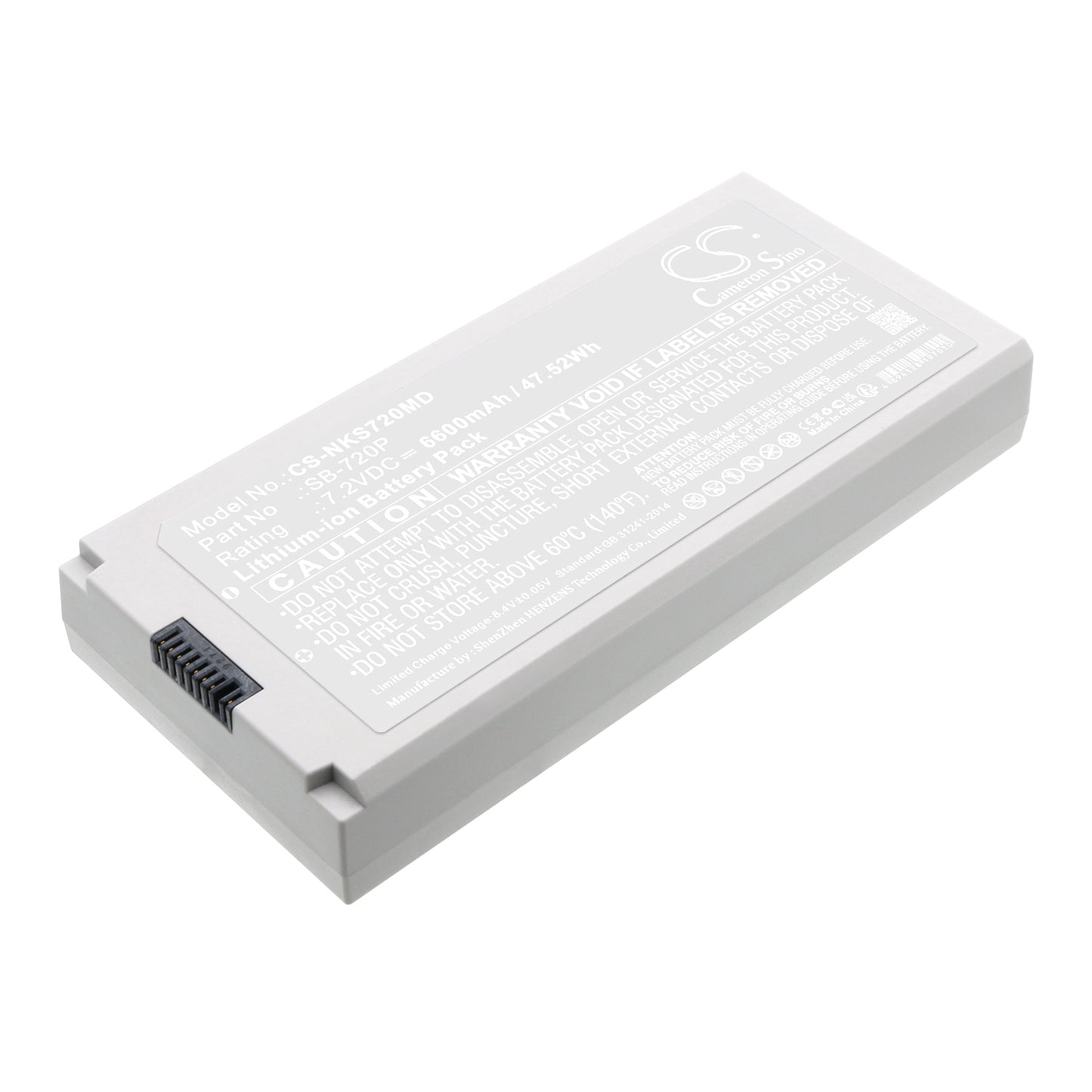 CS-NKS720MD Replacement Battery – Compatible with Defibrillation Monitor, Life Scope SVM-7200, Lifescope SVM-7200, Lifescope SVM-7260, SVM-7200