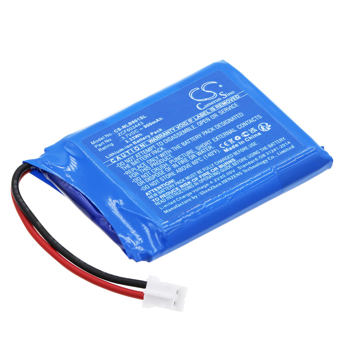 CS-NLB901SL Replacement Battery – Compatible with N-COM 901 X, N-COM 901X, N-COM B601, N-COM B901, N-COM B901K, N-COM B901S, N-COM BX1, N-COM BX5, N-COM SPC38N