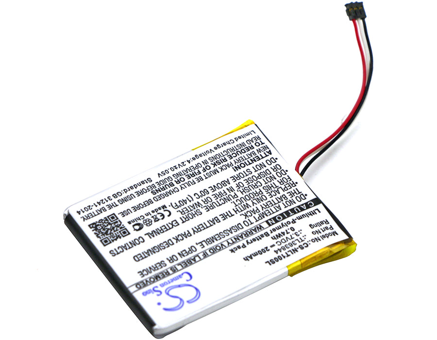 3.7V 200mAh/0.74Wh Li-Polymer Smart Home Battery for Nest