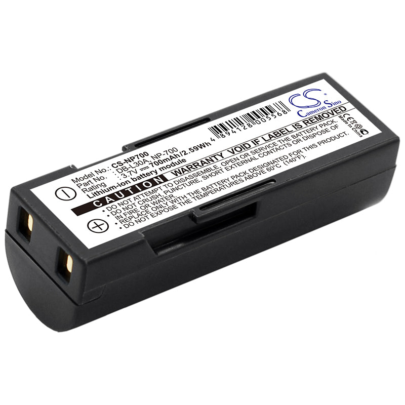 3.7V 700mAh Li-ion Camera Battery for PENTAX