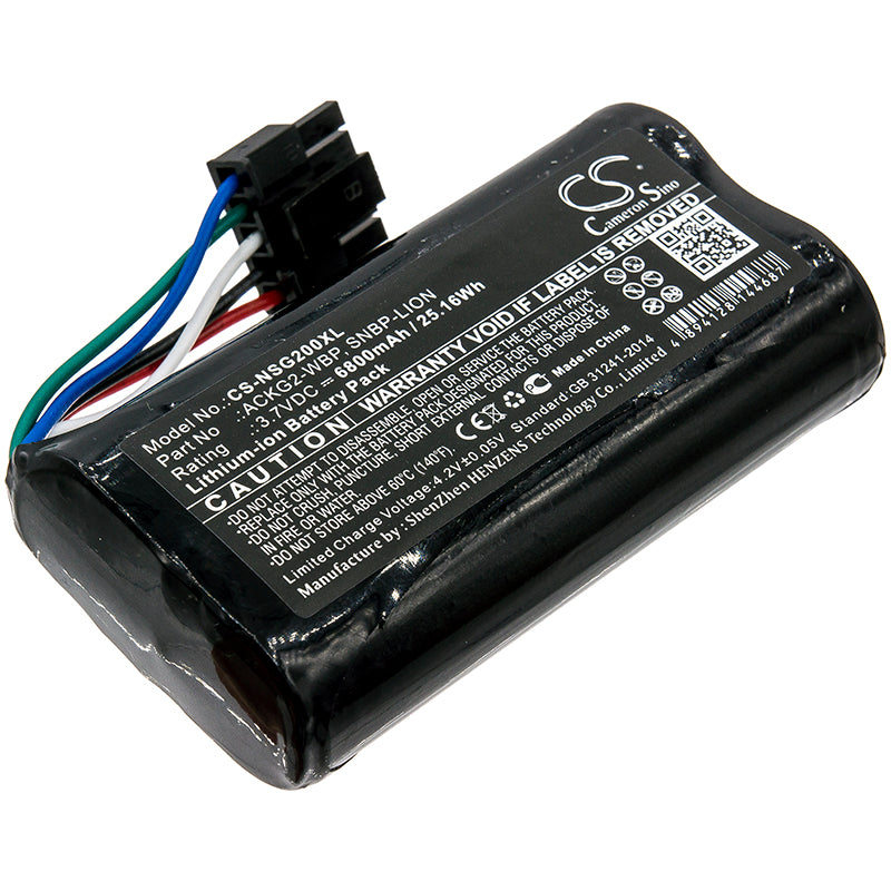 CS-NSG200XL Replacement Battery – Compatible with Aircheck G2, AirCheck G2 WLAN Tester, AirCheck-G2 WLAN Tester, LinkRunner AT Network Auto-Tes, LinkRunner G2, LR-G2